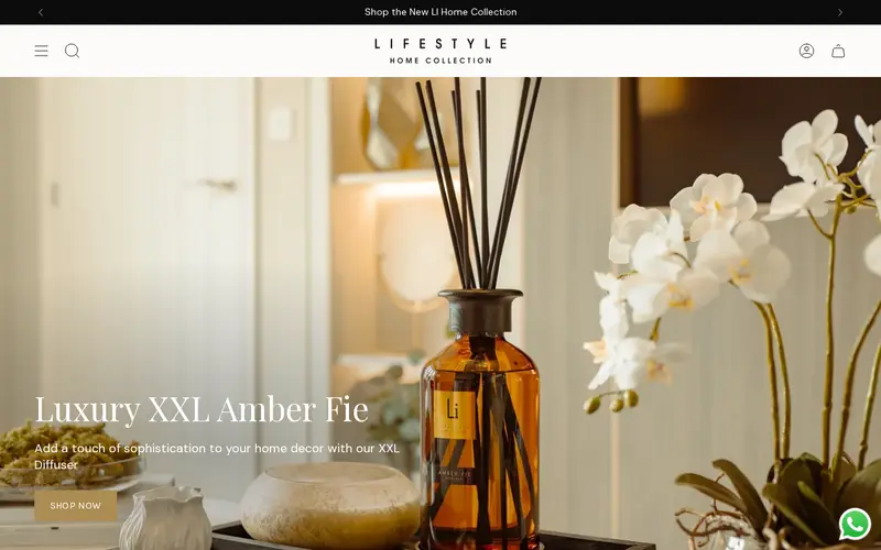 Lifestyle Home Collection (www.lifestylehomecollection.org) homepage screenshot